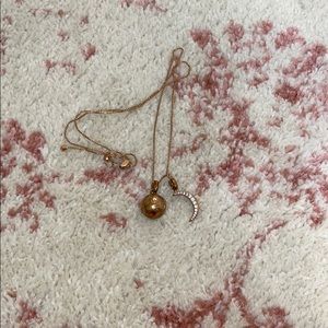 Kendra Scott moon and back long necklace